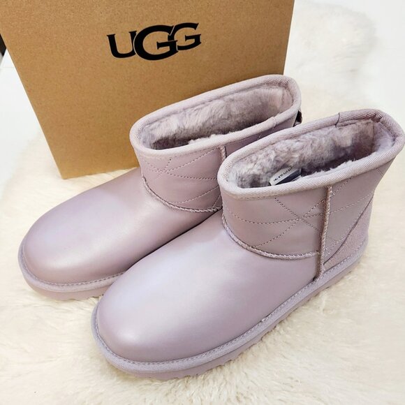 Ugg Women's Classic Mini Pearlized Boots - Picture 8 of 10